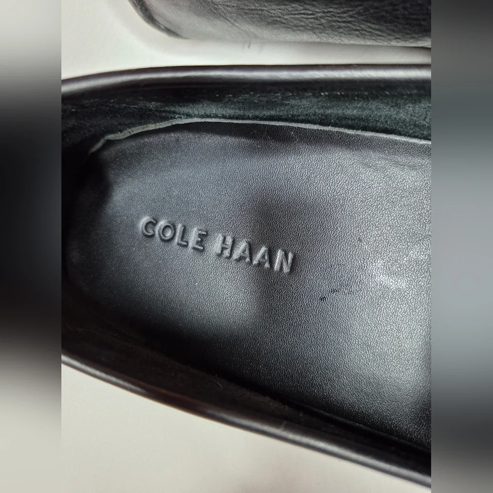Cole Haan Black Leather Men's Loafers